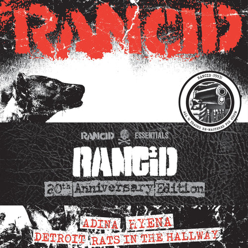 Rancid - Adina + Hyena / Detroit + Rats In The Hallway Black Vinyl 7"