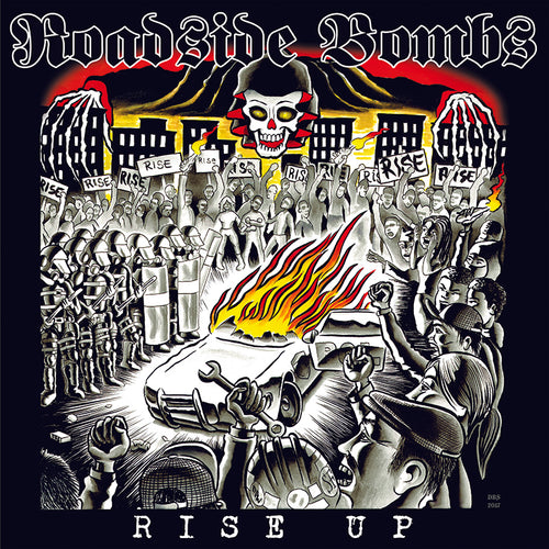 Roadside Bombs - Rise Up Yellow W/ Red, Black & White Splatter Vinyl LP