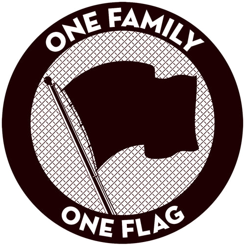 Pirates Press Records - One Family One Flag - 3" Sticker