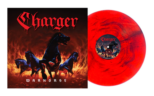 Charger - Warhorse Red & Black Galaxy Vinyl LP