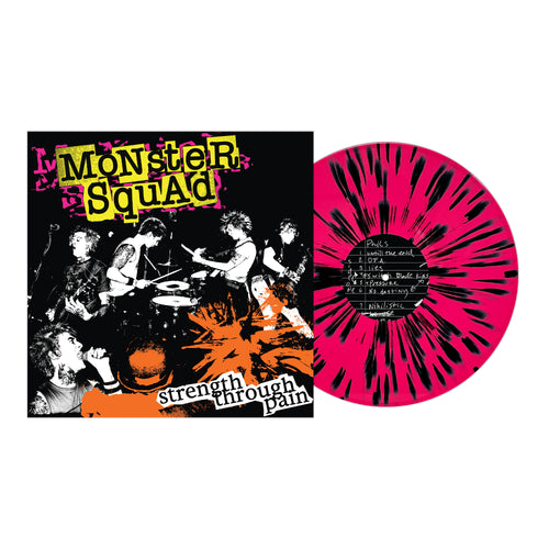 Monster Squad - Strength Through Pain - Hot Pink W/ Black Splatter - Vinyl