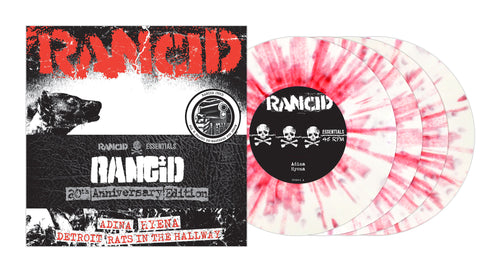 Rancid - S/T (1993) White W/ Red Splatter Vinyl 4X 7" Vinyl