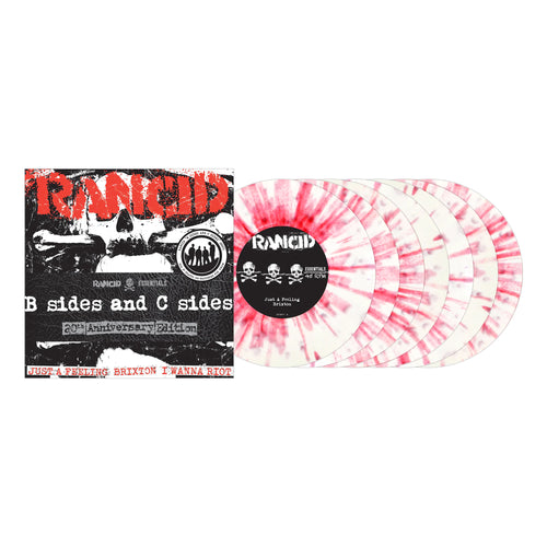 Rancid - B Sides and C Sides - White W/ Red Splatter Vinyl 7X7"