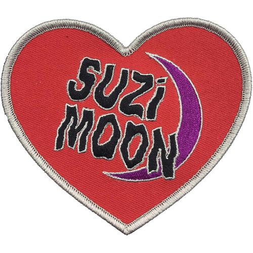 Suzi Moon - Heart - Patch - Embroidered - 4"