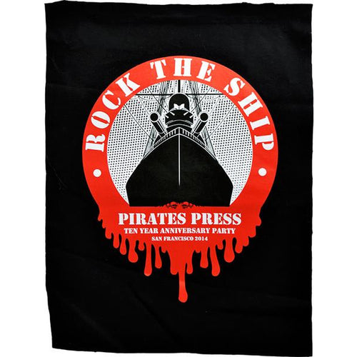 Pirates Press - Rock The Ship - Back Patch - 20" x 15"