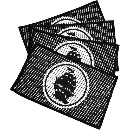 Pirates Press - Circle Logo - Patch - Woven - Rectangle - 3" x 5"