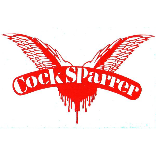 Cock Sparrer - Wings - White - Small Sticker