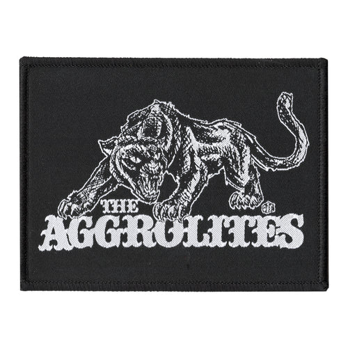 The Aggrolites - Aggropanther -  3" x 4" Black - Woven Patch