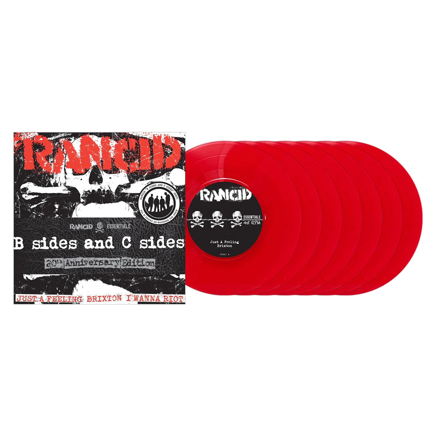 Rancid B Sides And C Sides Red Vinyl 7X7