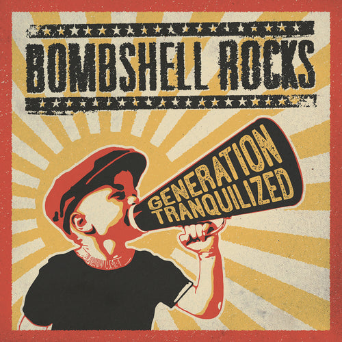 Bombshell Rocks - Generation Tranquilized Tri-Color Black, Oxblood & Mustard Vinyl LP