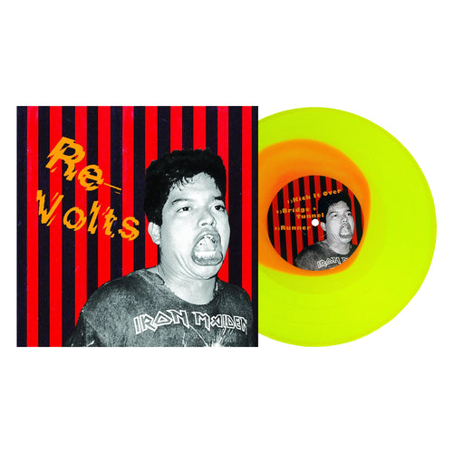 The Re-Volts - S/T Halloween Orange inside Highlighter Yellow Color-In-Color Vinyl 10"