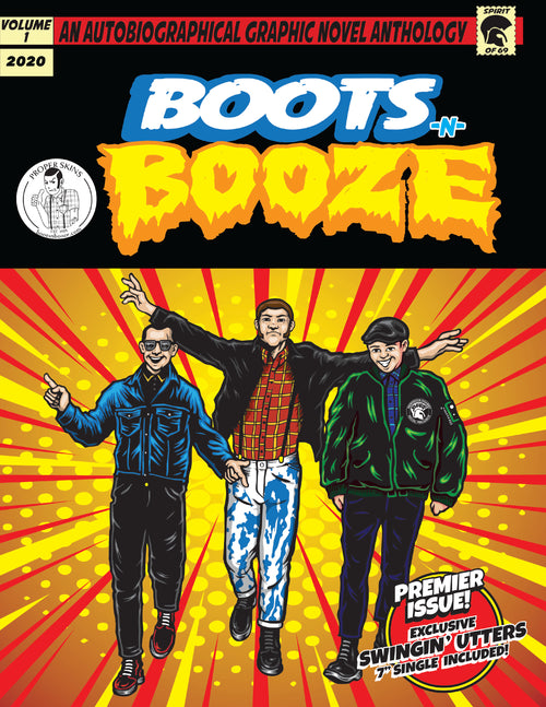 BOOTSnBOOZE - Comic #1 w/ Beer Vinyl 7"