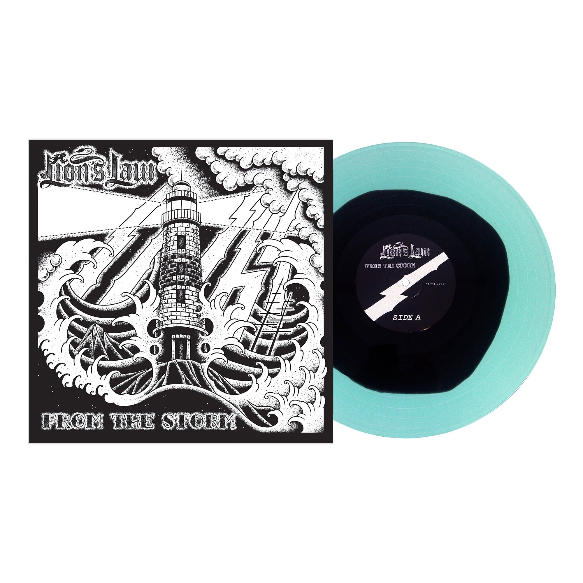 Lion's Law - From The Storm - Black Inside Light Blue - Vinyl