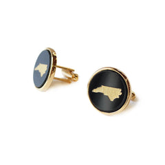 Moon and Lola - State Round Cufflinks