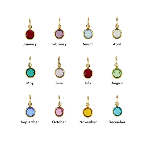 Moon and Lola - Birthstone Charms