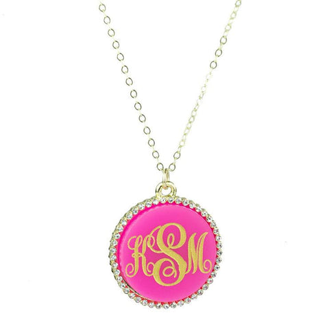 Cheshire Handcut Monogram Necklace