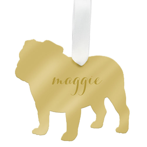 I found this at #edwardterrylandscape! - Personalized English Bulldog Ornament