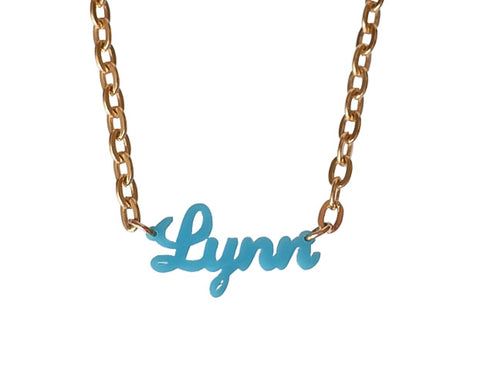 Lauren Nameplate Necklace