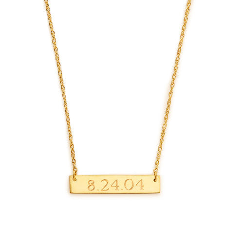 Lauren Nameplate Necklace