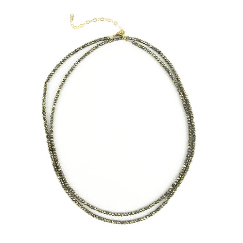 I found this at #edwardterrylandscape! - Rhea Necklace Pyrite