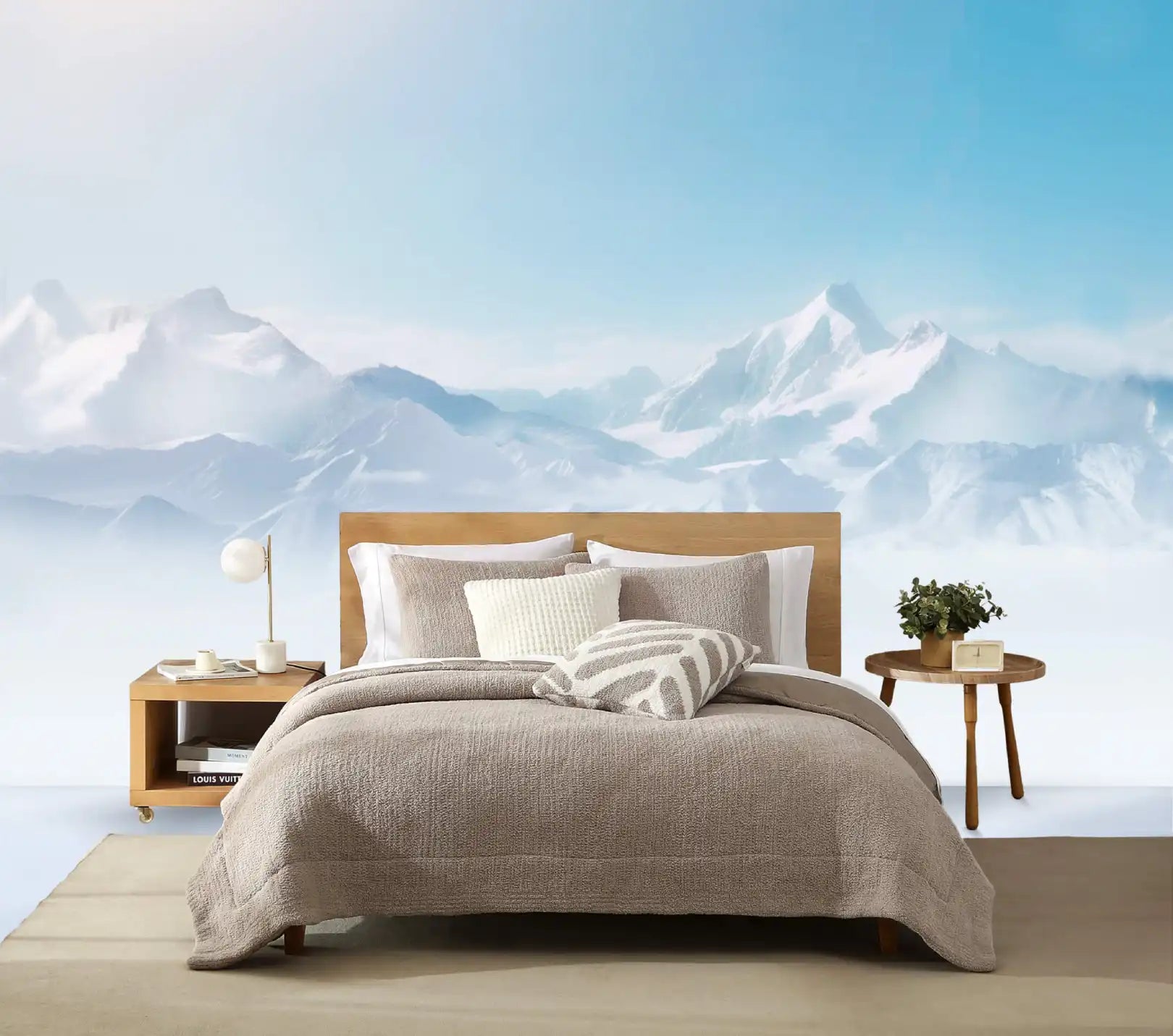 Cooling Comforter Grey Color by Sunday Citizen with Mountain View