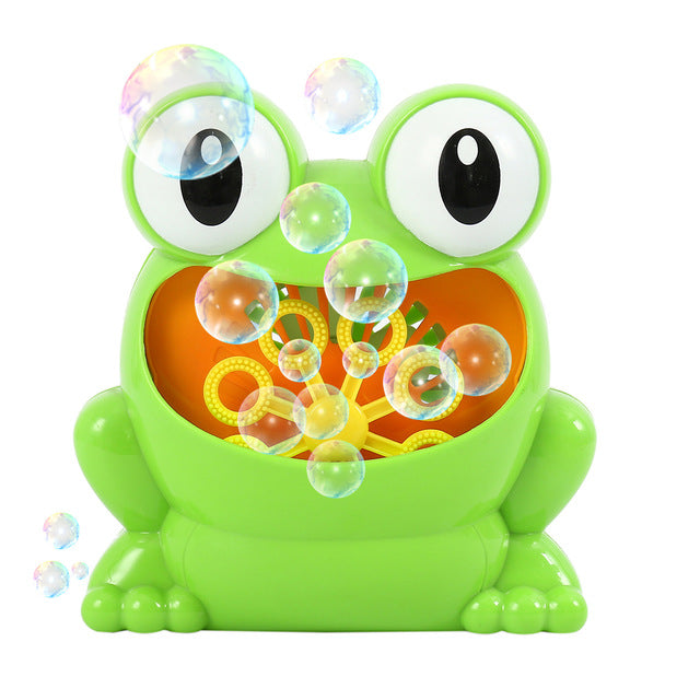 frog that makes bubbles in bath