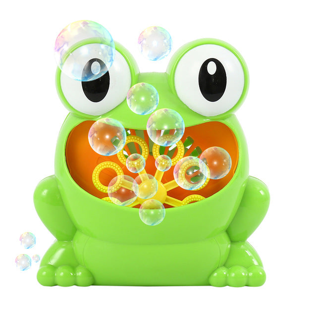 bath frog that makes bubbles