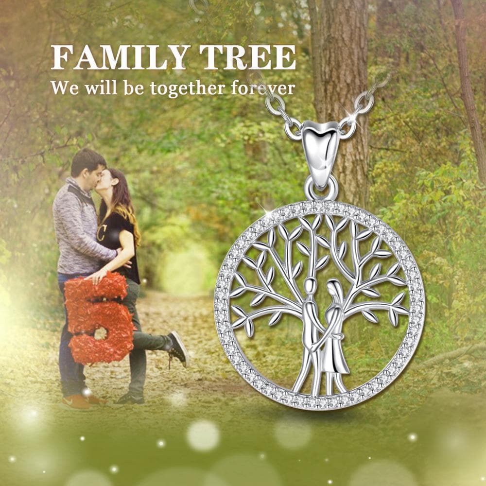 Superbe Pendentif Arbre de Vie Famille