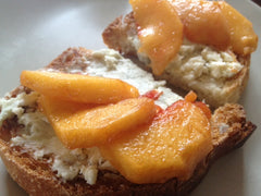 Peach Bruschetta