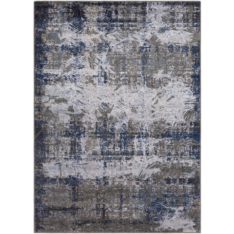 Image of Surya Amadeo Modern Medium Gray, Charcoal, Navy, Beige, Denim Rugs ADO-1020