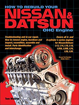 Datsun Nissan L Series Engine Rebuild Book Manual | Z Car Depot Inc