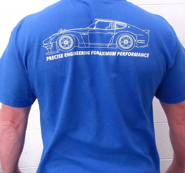 Datsun 240Z Fugu Z Greddy T-Shirt Blue | Z Car Depot Inc