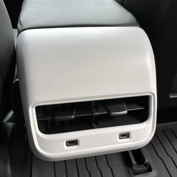 NITOYO Compatible with Tesla Model Y 2019-2023 Backseat Air Flow Vent Cover  Snap-in Installation Rear Under Seat Air Conditioning Outlet Grille