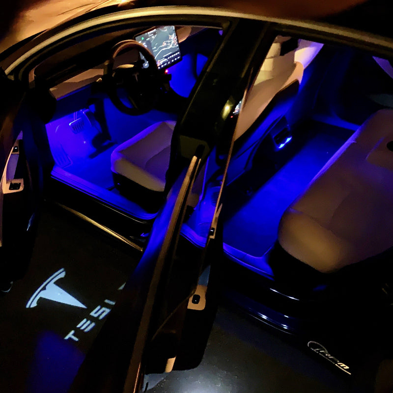 Ambient Led Backseat Lighting Kit For Tesla Model 3 S X