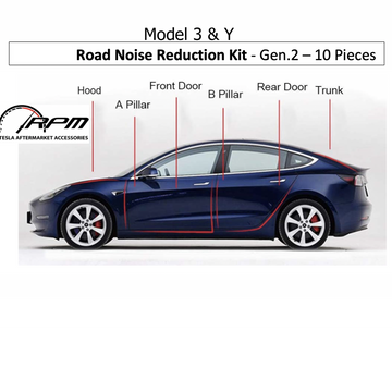 Model Y Skid Plates - Aluminum with Road Noise Reducing Urethane