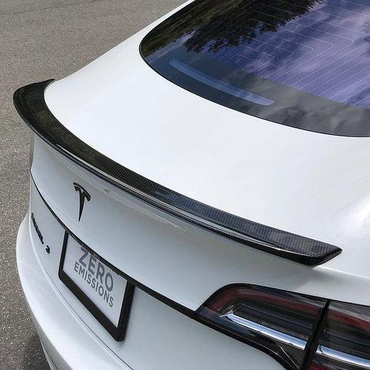 model 3 carbon fiber hood