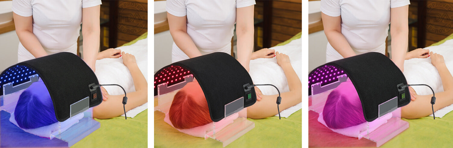 red light therapy pad for facial beauty