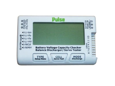 Pulse CellMeter 8 - Lipo Battery Checker & Servo Tester, Pulse Battery