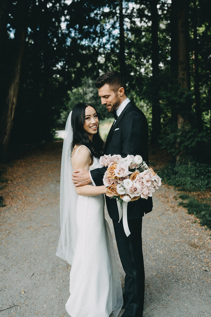 Vancouver Florist - Wedding, couple first looks