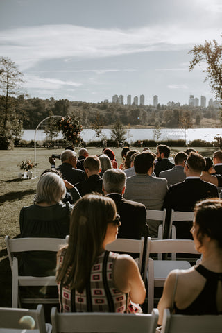 Vancouver Fall Wedding Outdoor Ceremony Flowers