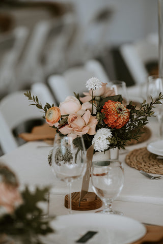 Vancouver Fall Wedding Centrepiece