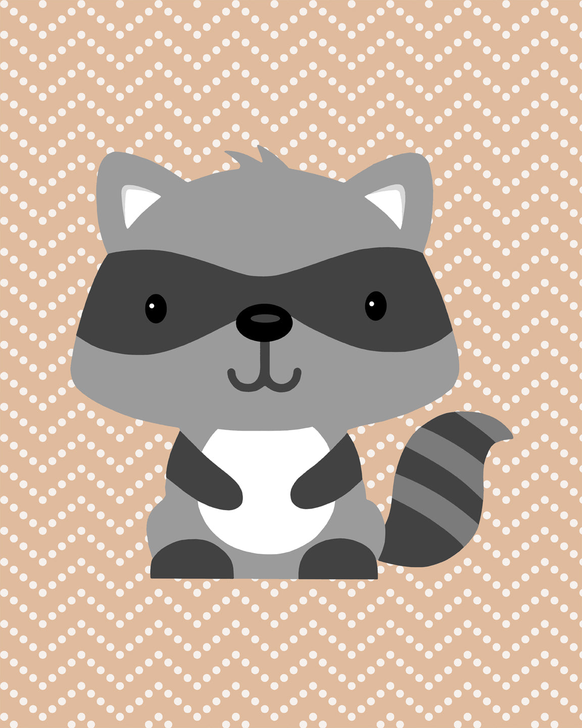 Printable Woodland Animal Nursery Pictures | Bear Squirrel Raccoon Fox | Instant Download