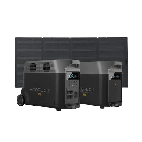 Ecoflow Delta Pro with Extra Battery and 400 Watt Solar Panel