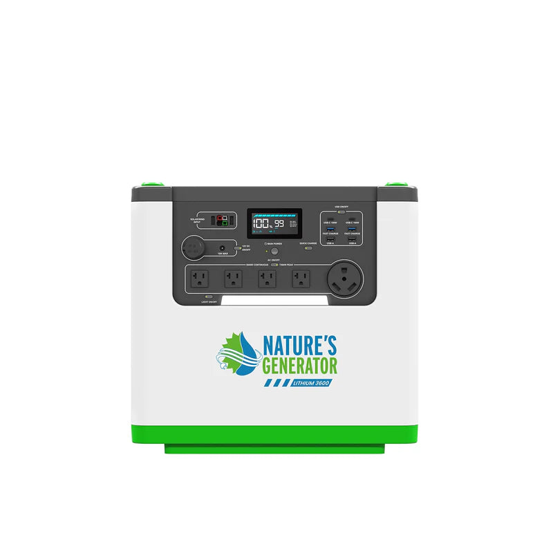 Nature's Generator 3600 Lithium Power Station