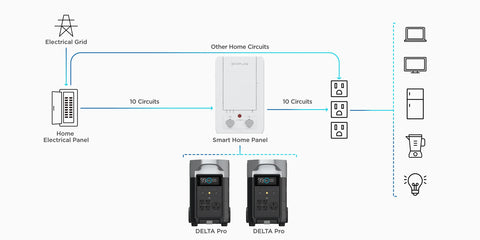 delta pro with smart home panel