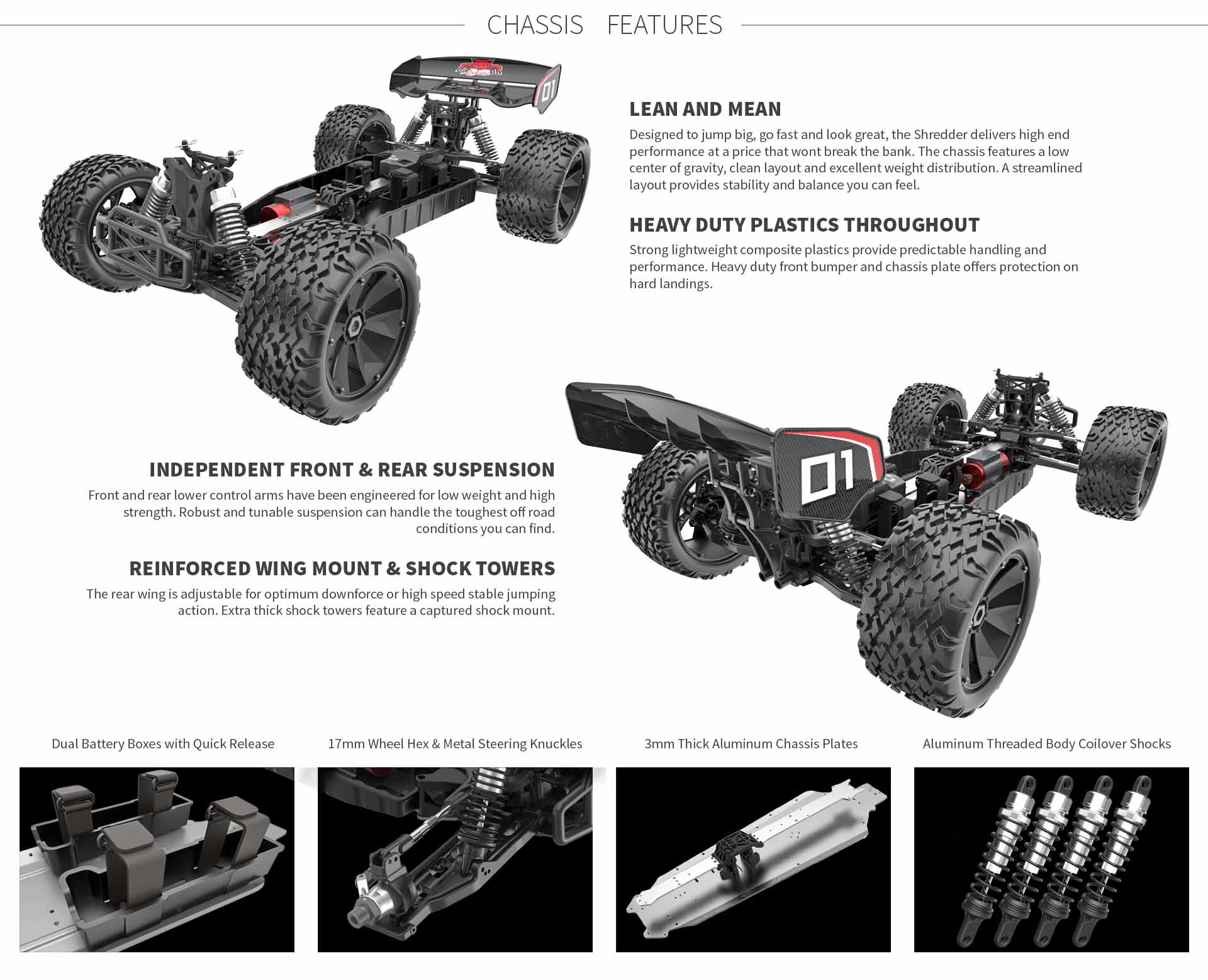 redcat shredder battery