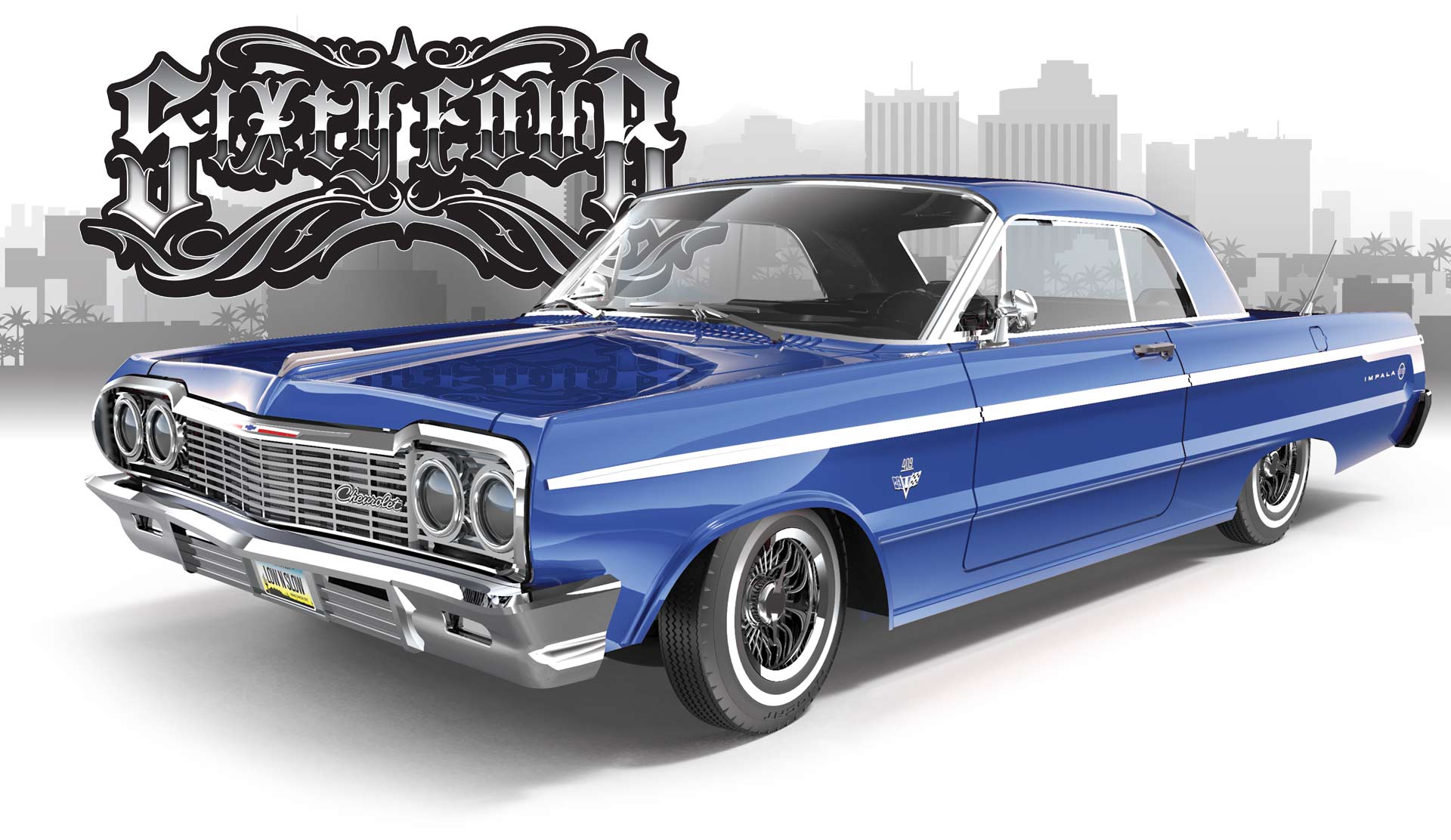 1 10 Scale 1964 Chevrolet Impala Lowrider Hopper Remote Control Hobbies