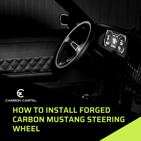  Forged Carbon Mustang Steering Wheel