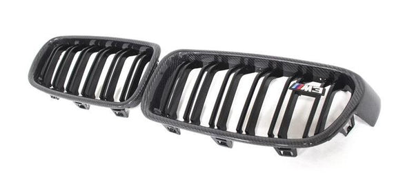 EVOX Grilles de Calandre SuperSport en Carbone pour BMW M3-M4 F80-82