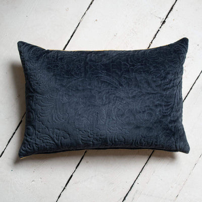 MYAKKA Charcoal Reversible Velvet Cushion
